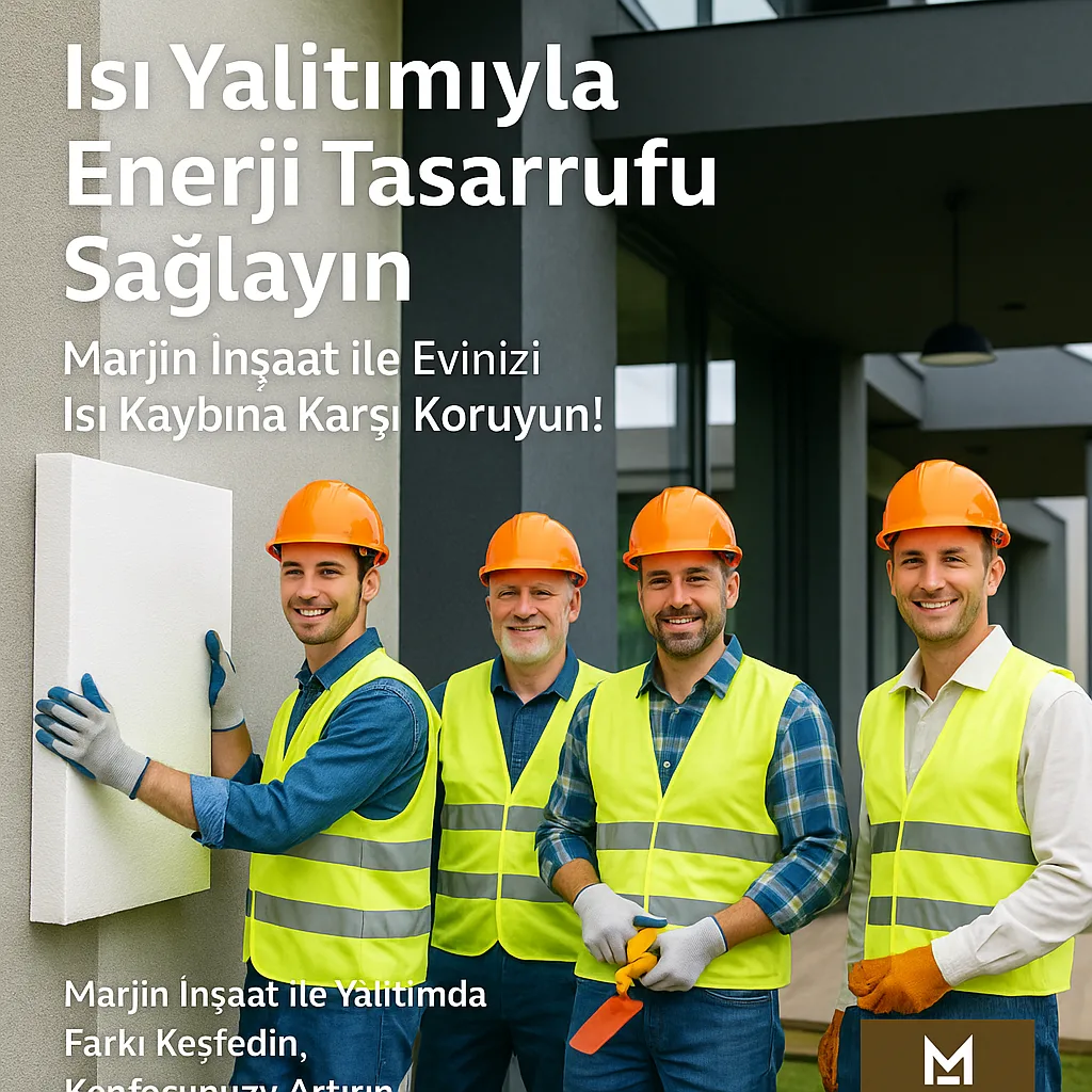 Isı Yalıtımıyla Enerji Tasarrufu Sağlayın: Marjin İnşaat ile Evinizi Isı Kaybına Karşı Koruyun!