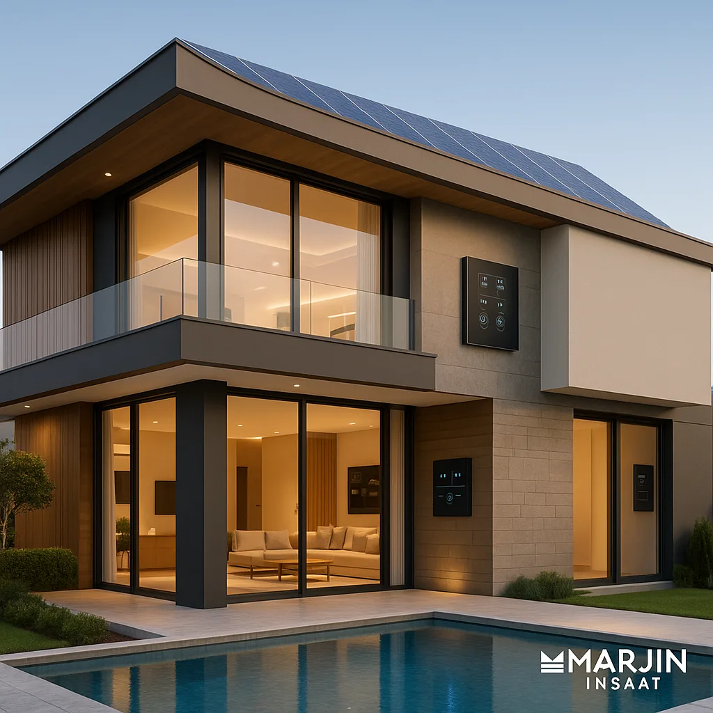 İstanbul'da Modern Villa İnşaatı