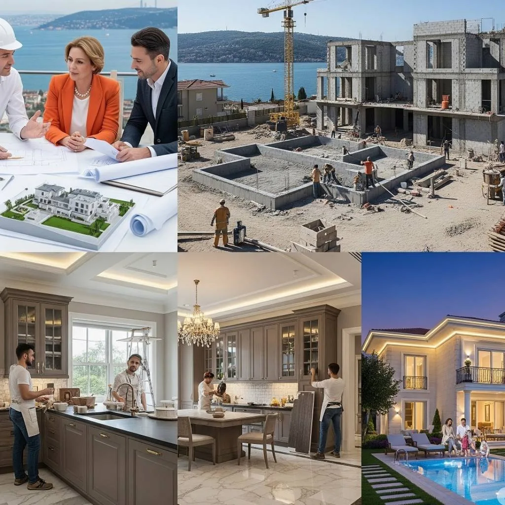 İstanbul da Müstakil Ev ve Villa İnşaatı