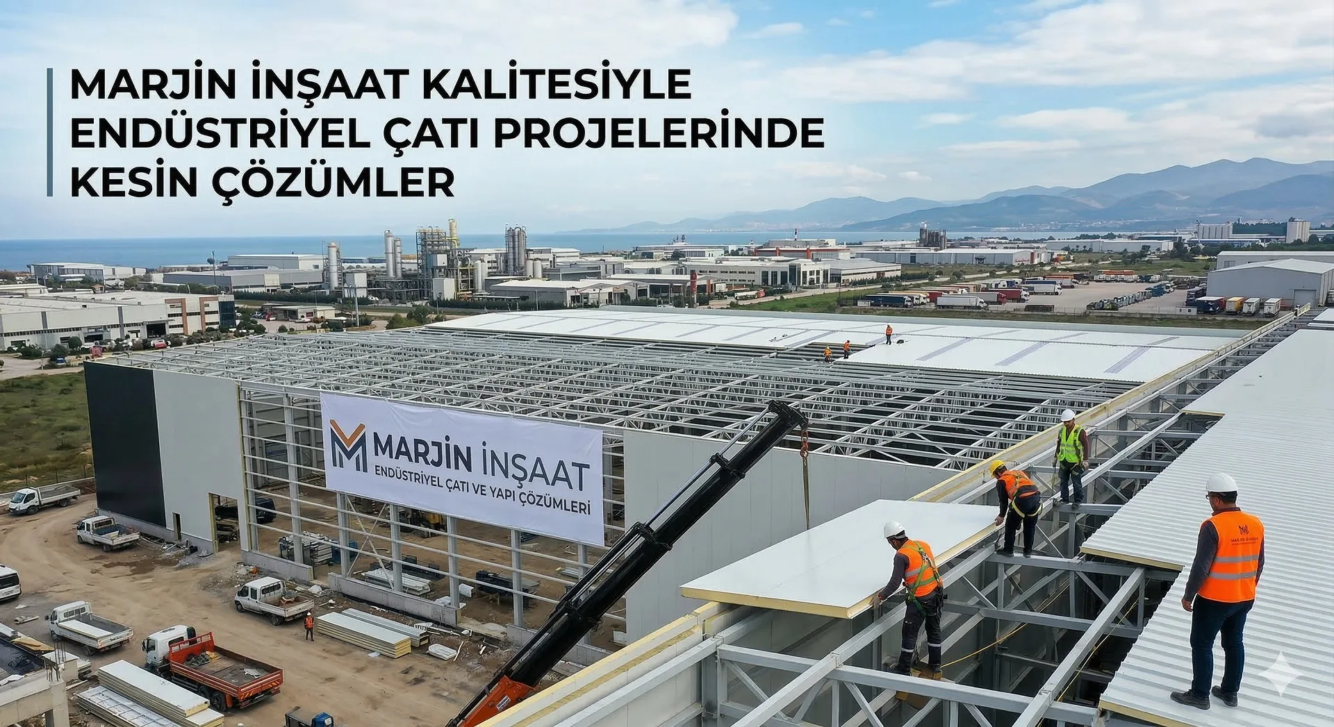 Marjin İnşaat Kalitesiyle Endüstriyel Çatı Projelerinde Kesin Çözümler